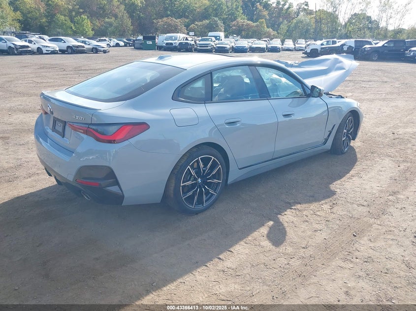 2022 BMW 430I GRAN COUPE - WBA63AV0XNFM77360