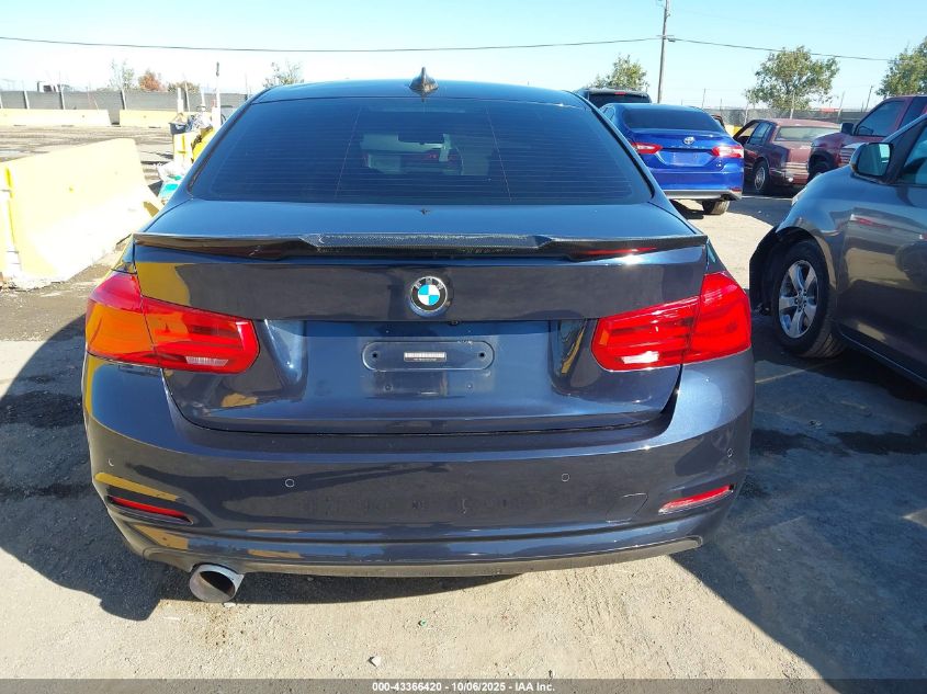 2016 BMW 320I VIN: WBA8E1G5XGNU11637 Lot: 43366420