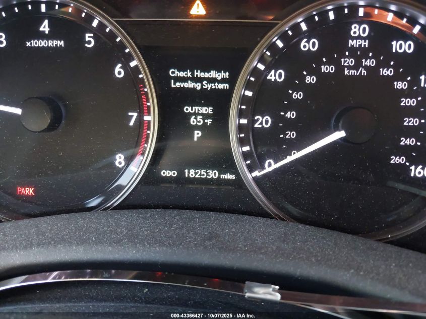 2013 Lexus Gs 350 VIN: JTHBE1BL7D5013424 Lot: 43366427