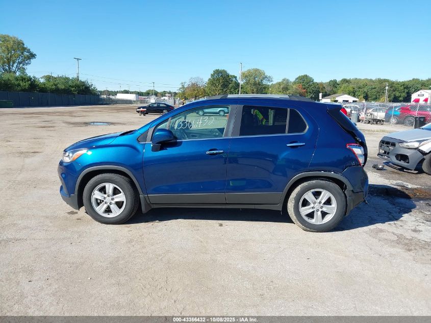 2019 Chevrolet Trax Lt VIN: 3GNCJLSB7KL395317 Lot: 43366432