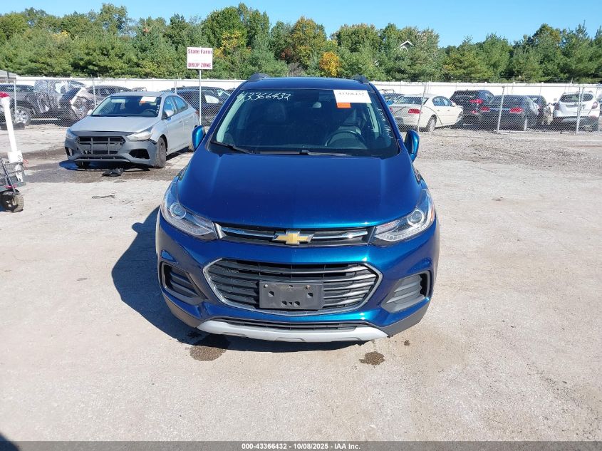 2019 Chevrolet Trax Lt VIN: 3GNCJLSB7KL395317 Lot: 43366432