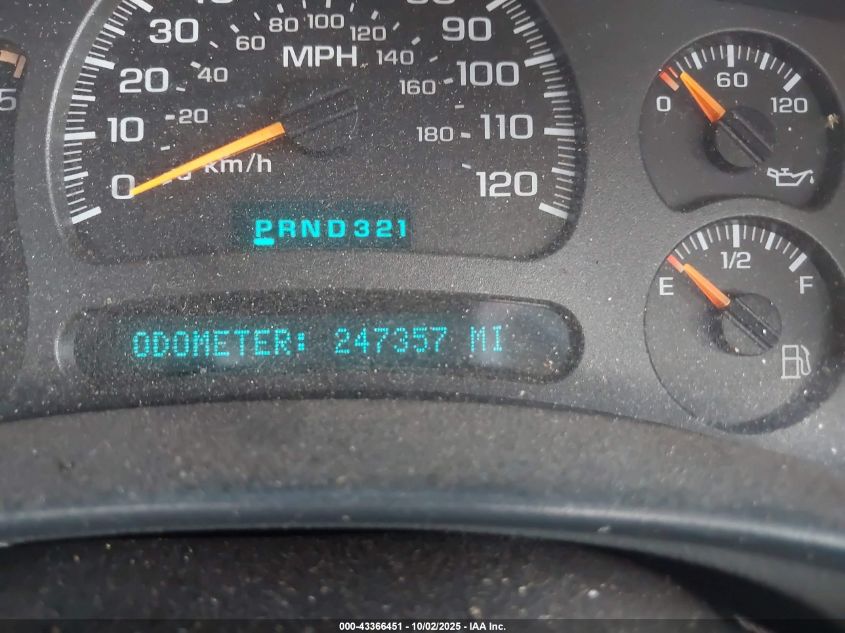 2003 Chevrolet Silverado 2500Hd Lt VIN: 1GCHK29163E121207 Lot: 43366451