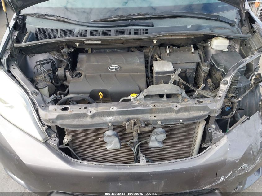 2012 Toyota Sienna Le V6 8 Passenger VIN: 5TDKK3DC8CS215541 Lot: 43366494