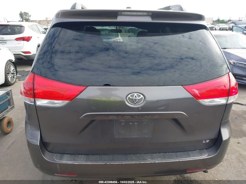 2012 Toyota Sienna Le V6 8 Passenger VIN: 5TDKK3DC8CS215541 Lot: 43366494