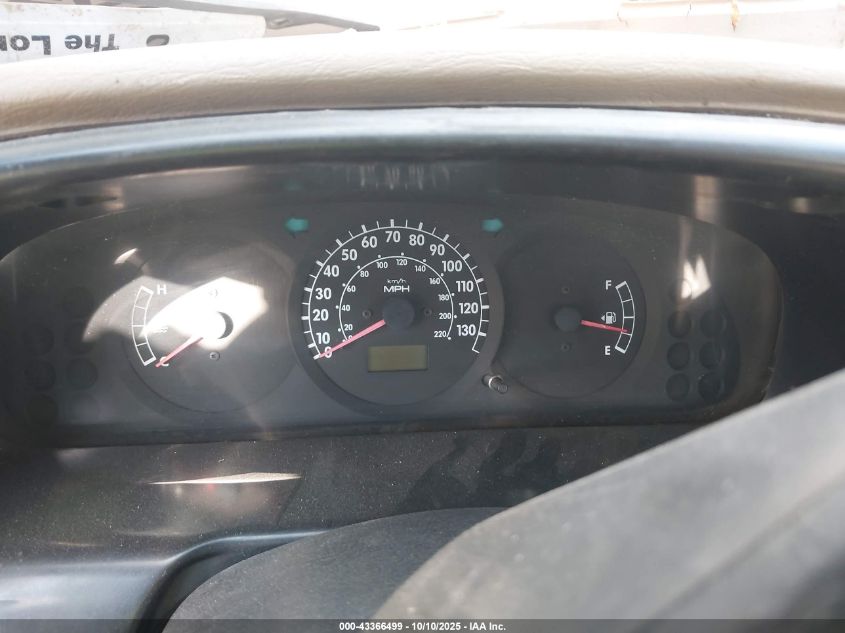 2003 Kia Spectra Ls VIN: KNAFB121335297723 Lot: 43366499