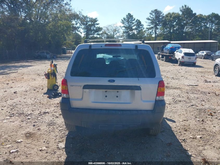 2006 Ford Escape Xls/Xls Manual VIN: 1FMYU02Z16KA68478 Lot: 43366506