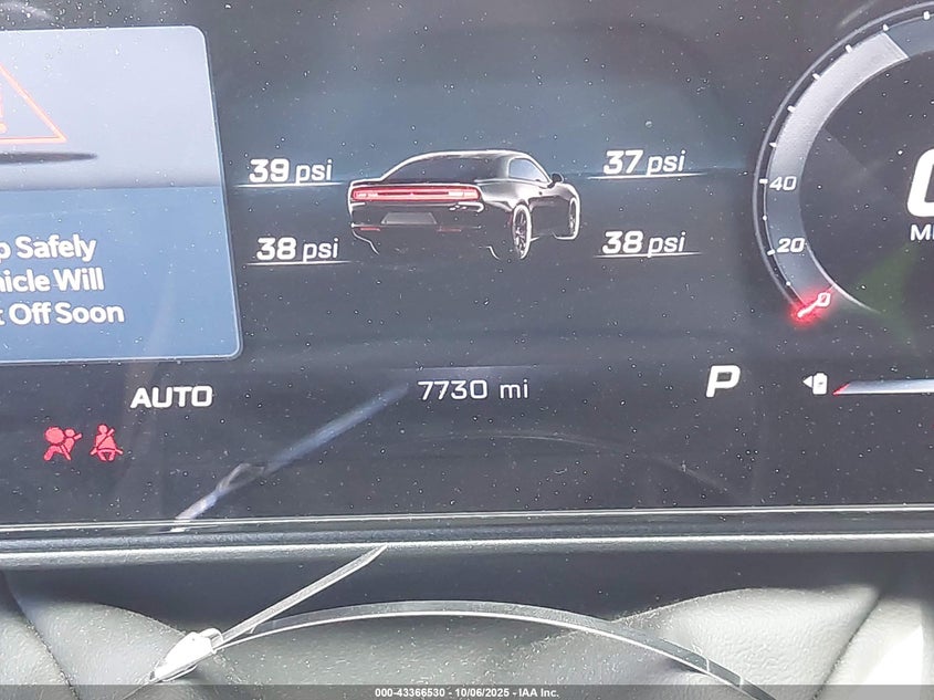 2025 Dodge Charger Daytona R/T Awd VIN: 2C3CDBCK2SR560254 Lot: 43366530