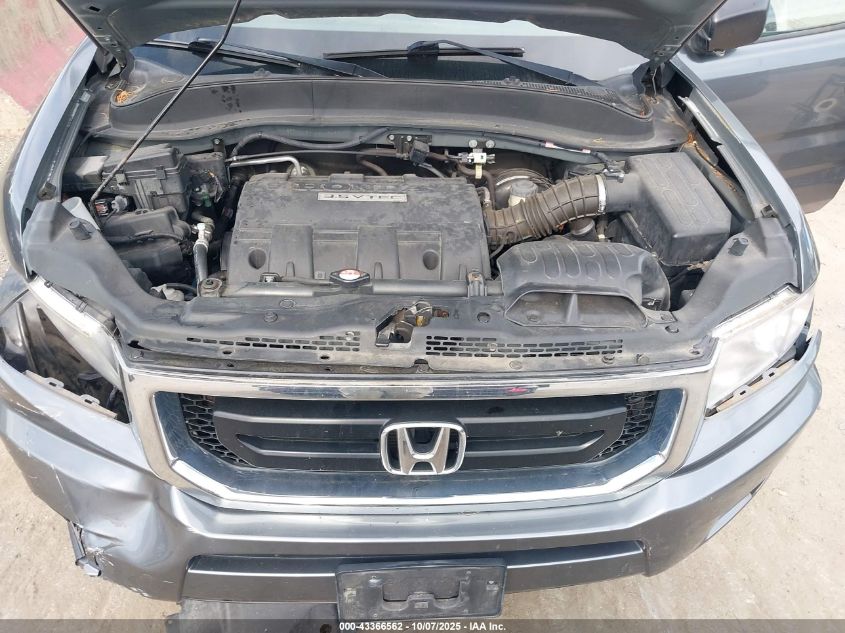 2010 Honda Ridgeline Rt VIN: 5FPYK1F21AB005469 Lot: 43366562