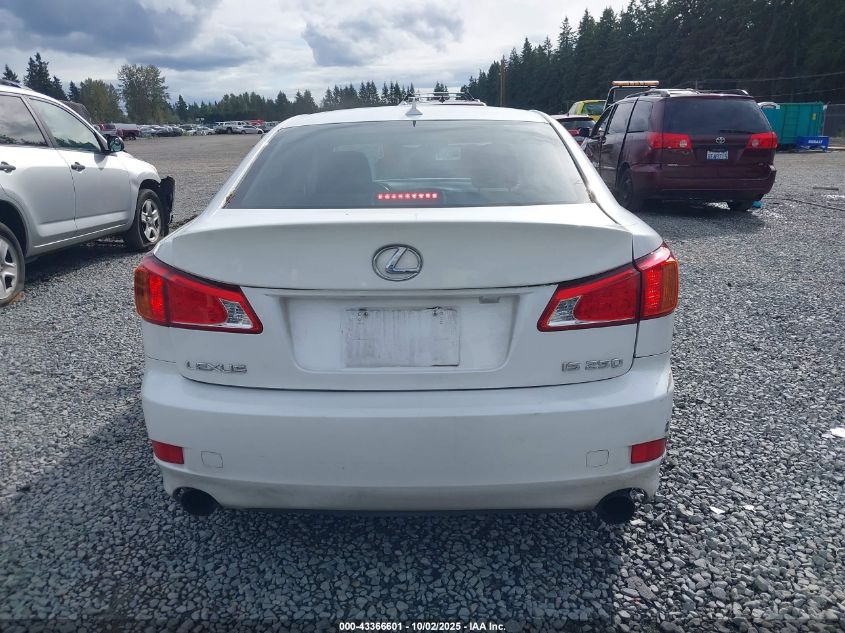 2009 Lexus Is 250 VIN: JTHBK262092094047 Lot: 43366601