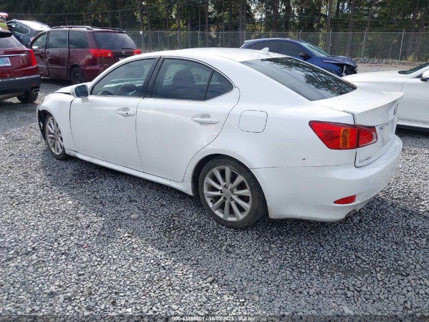 2009 Lexus Is 250 VIN: JTHBK262092094047 Lot: 43366601