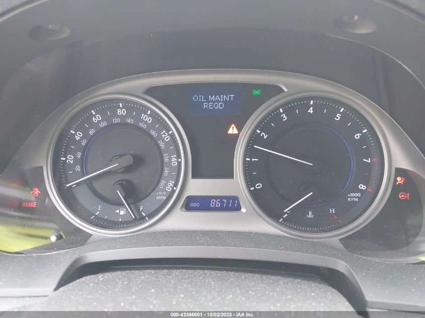 2009 Lexus Is 250 VIN: JTHBK262092094047 Lot: 43366601