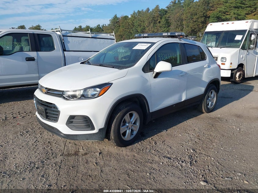 2022 Chevrolet Trax Awd Ls white other gasoline KL7CJNSM5NB545174 photo #3