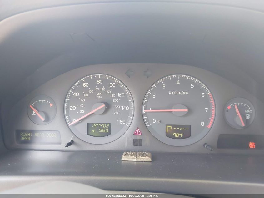 2000 Volvo S80 2.9 VIN: YV1TS94D4Y1088964 Lot: 43366723