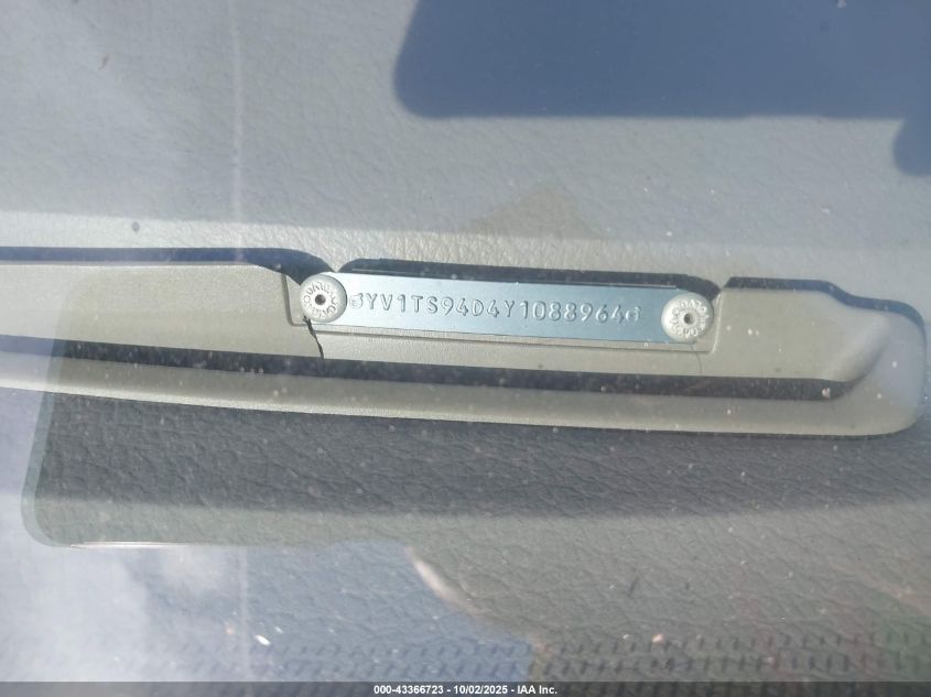 2000 Volvo S80 2.9 VIN: YV1TS94D4Y1088964 Lot: 43366723