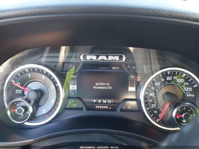 2022 Ram 2500 Big Horn 4X4 6'4 Box VIN: 3C6UR5DL6NG319129 Lot: 43366743