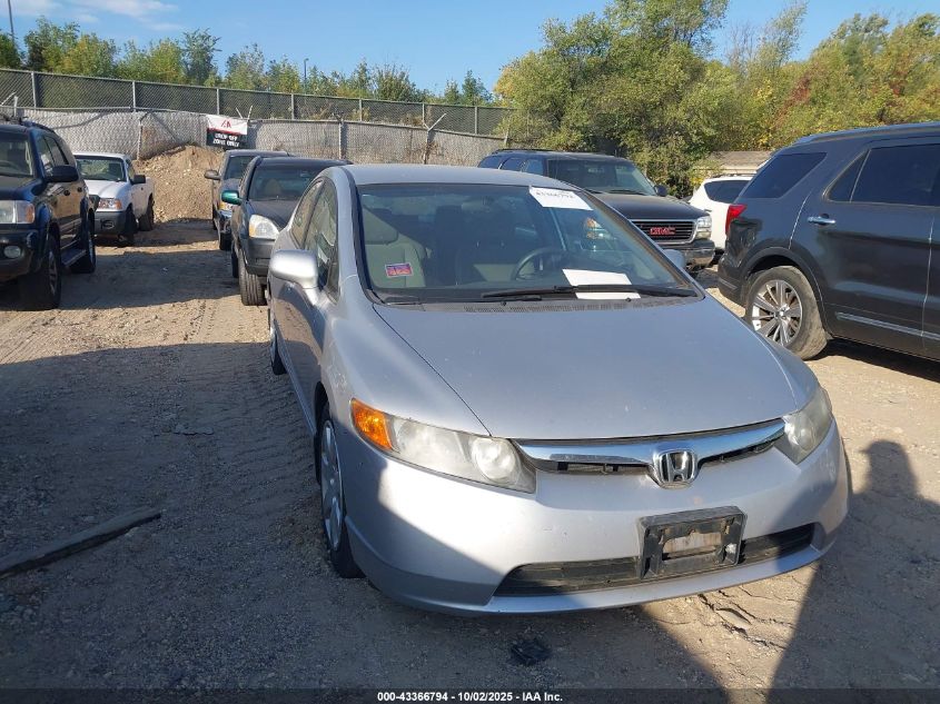 2006 Honda Civic Lx VIN: 1HGFA15596L120521 Lot: 43366794