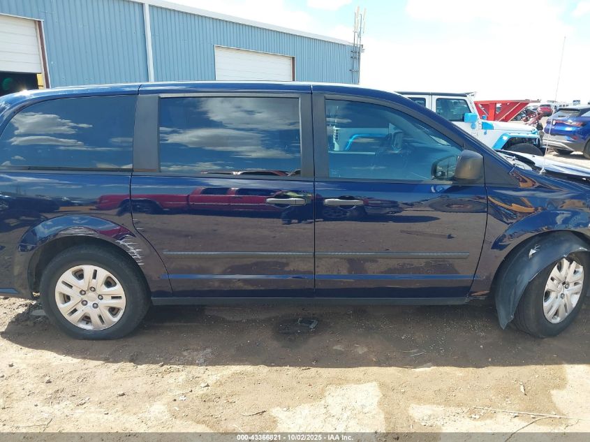 2016 Dodge Grand Caravan American Value Pkg VIN: 2C4RDGBG7GR192175 Lot: 43366821