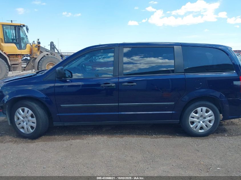 2016 Dodge Grand Caravan American Value Pkg VIN: 2C4RDGBG7GR192175 Lot: 43366821