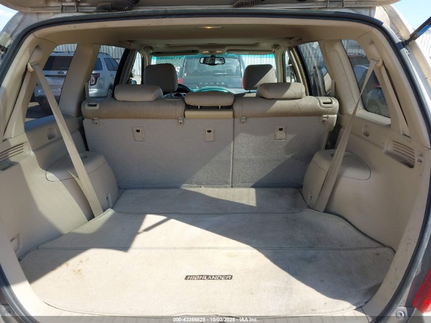 2005 Toyota Highlander Limited V6 VIN: JTEDP21A950074195 Lot: 43366825