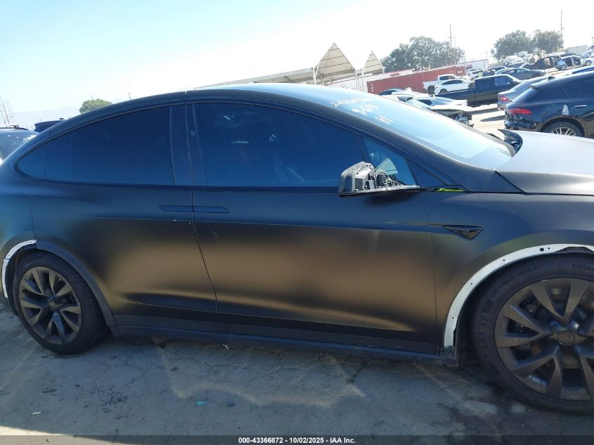 2022 Tesla Model X Dual Motor All-Wheel Drive VIN: 7SAXCAE58NF350410 Lot: 43366872