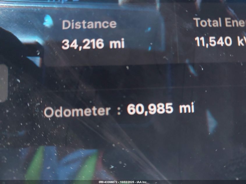 2022 Tesla Model X Dual Motor All-Wheel Drive VIN: 7SAXCAE58NF350410 Lot: 43366872