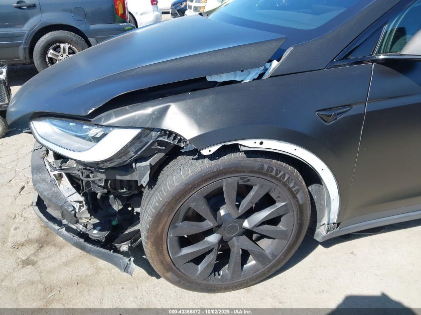 2022 Tesla Model X Dual Motor All-Wheel Drive VIN: 7SAXCAE58NF350410 Lot: 43366872