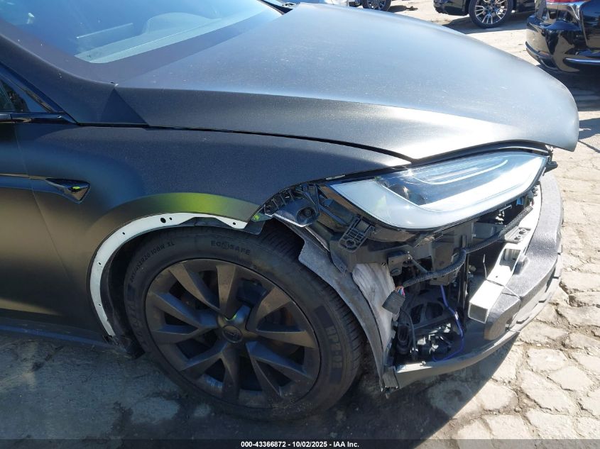 2022 Tesla Model X Dual Motor All-Wheel Drive VIN: 7SAXCAE58NF350410 Lot: 43366872