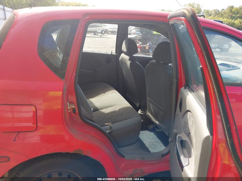 2005 Chevrolet Aveo Special Value VIN: KL1TD62665B495670 Lot: 43366888