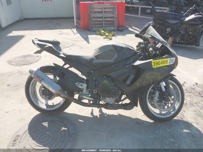 2013 Suzuki Gsx-R600 VIN: JS1GN7FA1D2100590 Lot: 43366897