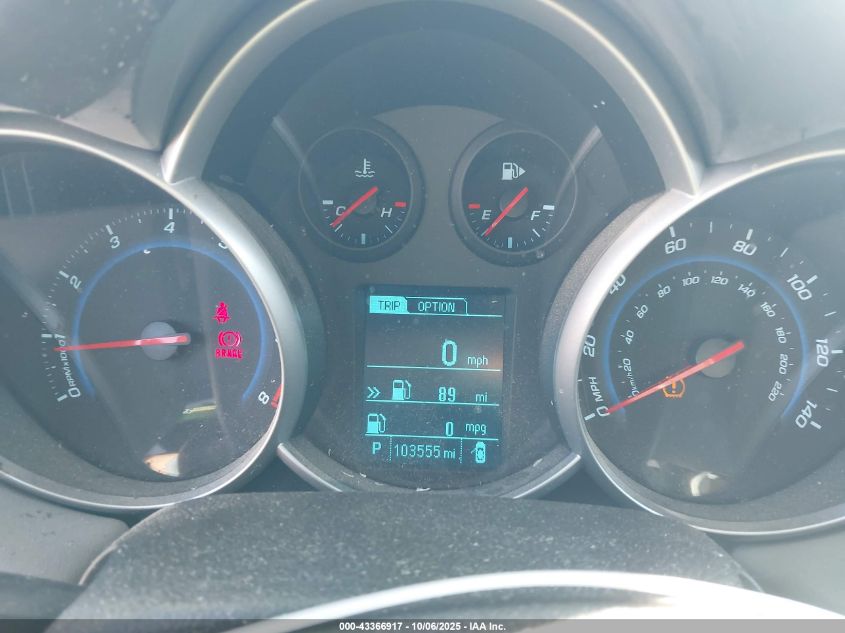 2014 Chevrolet Cruze Ls Auto VIN: 1G1PA5SH5E7249137 Lot: 43366917