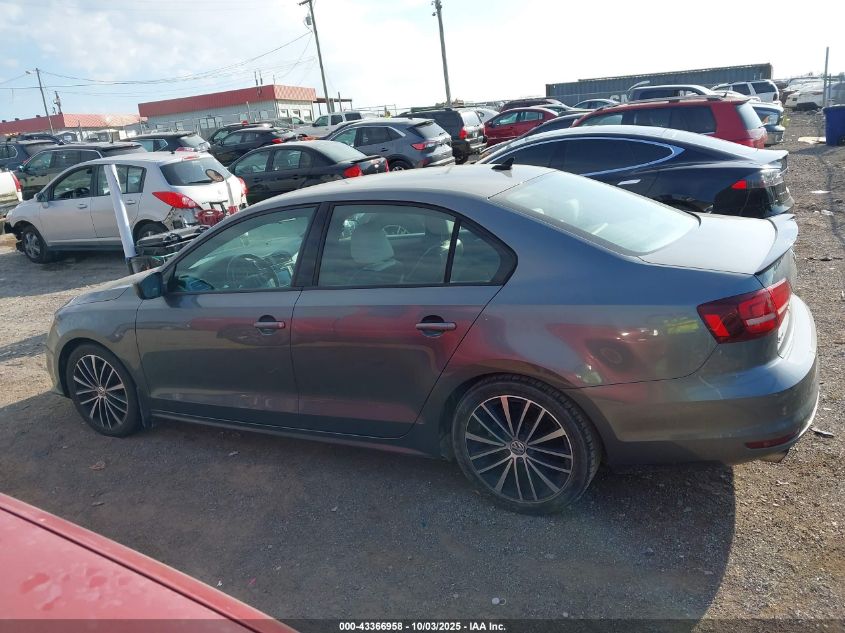 2016 Volkswagen Jetta 1.8T Sport VIN: 3VWD17AJ1GM227281 Lot: 43366958
