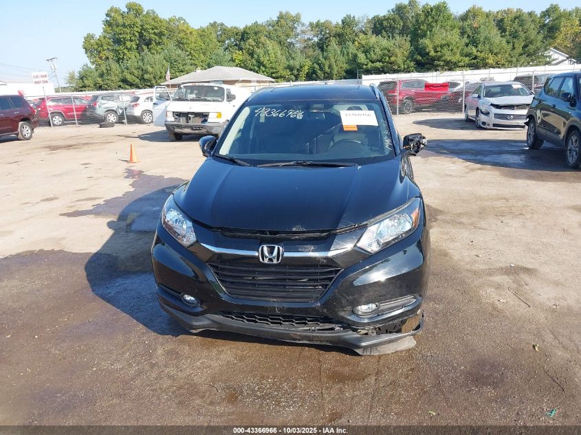 2016 Honda Hr-V Ex-L VIN: 3CZRU6H75GM701201 Lot: 43366966