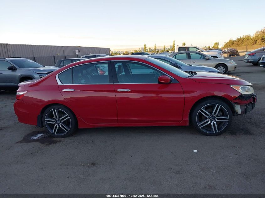 2016 Honda Accord Sport VIN: 1HGCR2F5XGA204005 Lot: 43367009