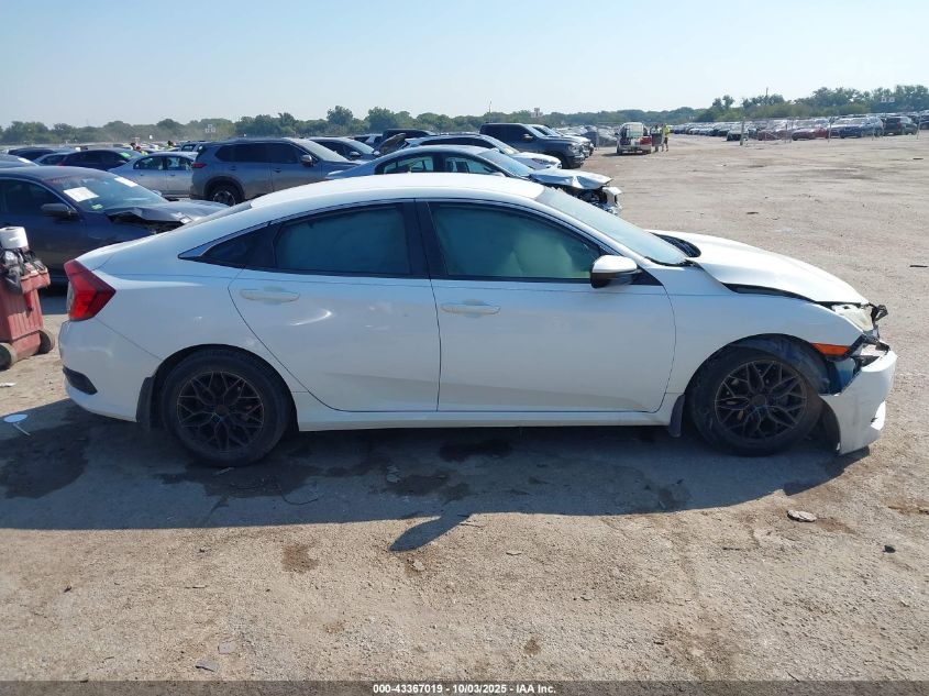 2016 Honda Civic Lx VIN: 19XFC2F53GE053373 Lot: 43367019