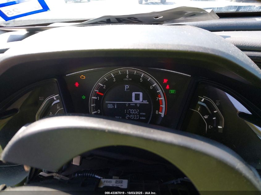 2016 Honda Civic Lx VIN: 19XFC2F53GE053373 Lot: 43367019