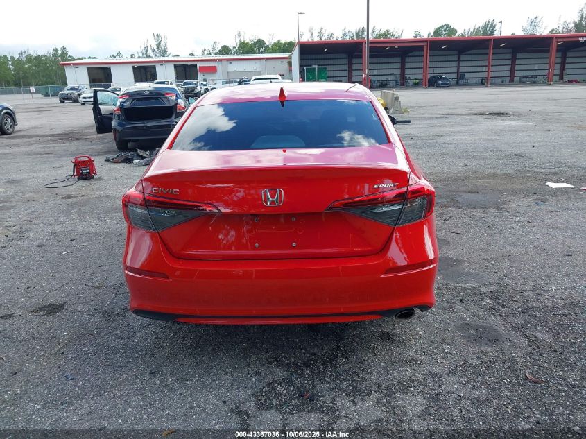 2022 Honda Civic Sport VIN: 2HGFE2F58NH520896 Lot: 43367036