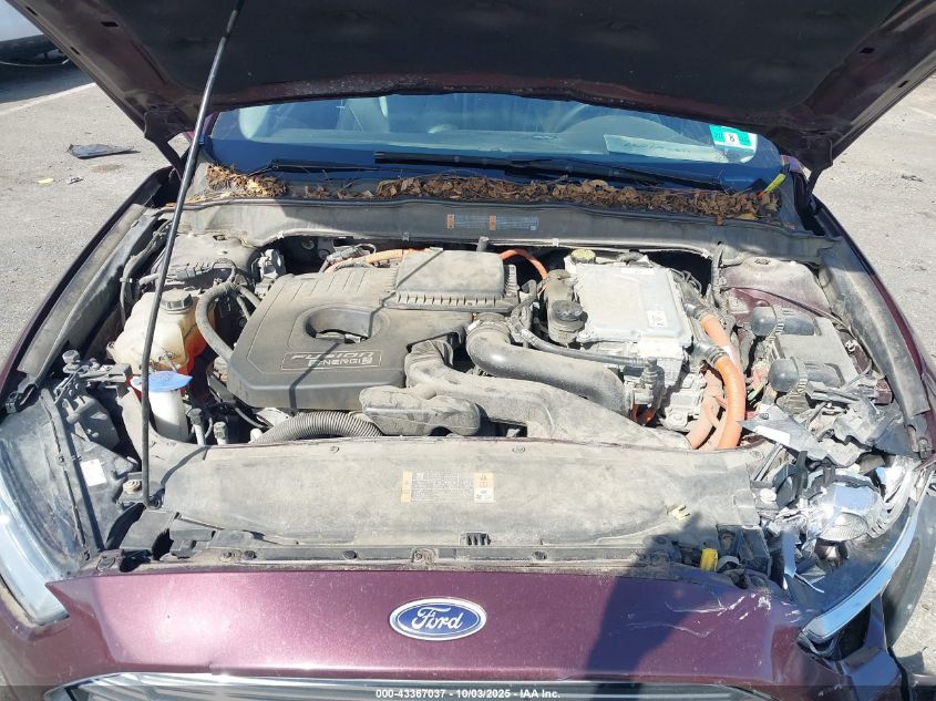2013 Ford Fusion Energi Titanium VIN: 3FA6P0SU5DR373584 Lot: 43367037