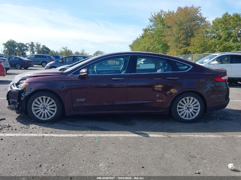 2013 Ford Fusion Energi Titanium VIN: 3FA6P0SU5DR373584 Lot: 43367037
