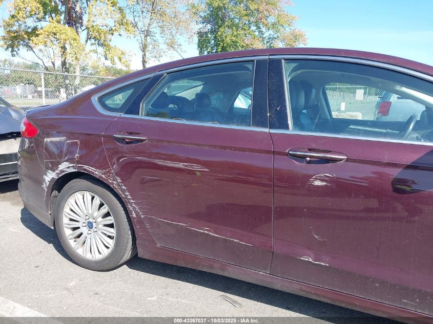 2013 Ford Fusion Energi Titanium VIN: 3FA6P0SU5DR373584 Lot: 43367037