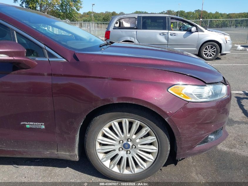 2013 Ford Fusion Energi Titanium VIN: 3FA6P0SU5DR373584 Lot: 43367037