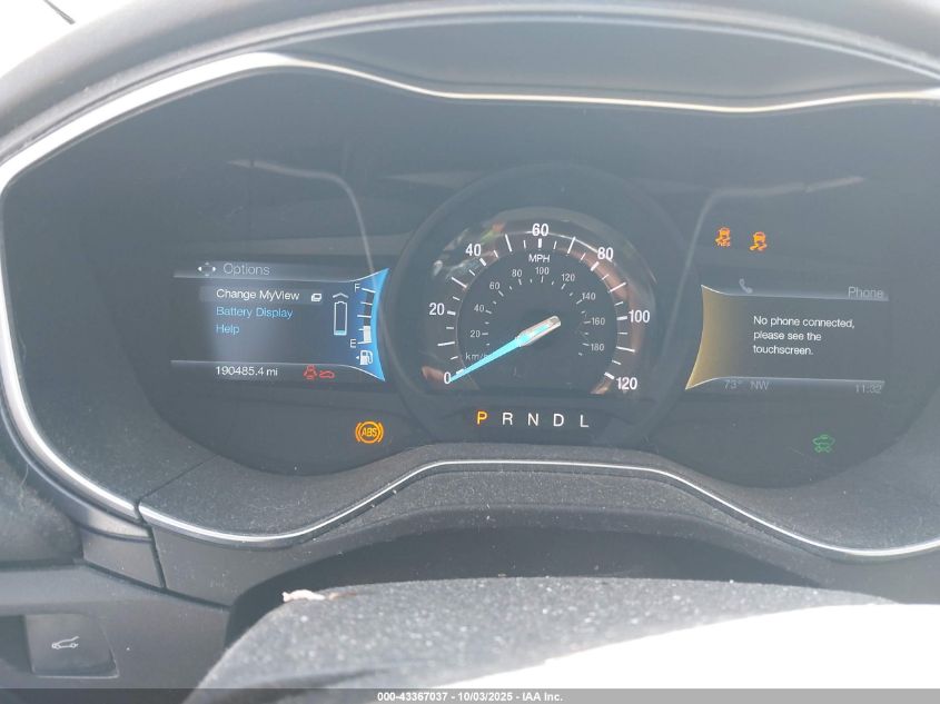 2013 Ford Fusion Energi Titanium VIN: 3FA6P0SU5DR373584 Lot: 43367037