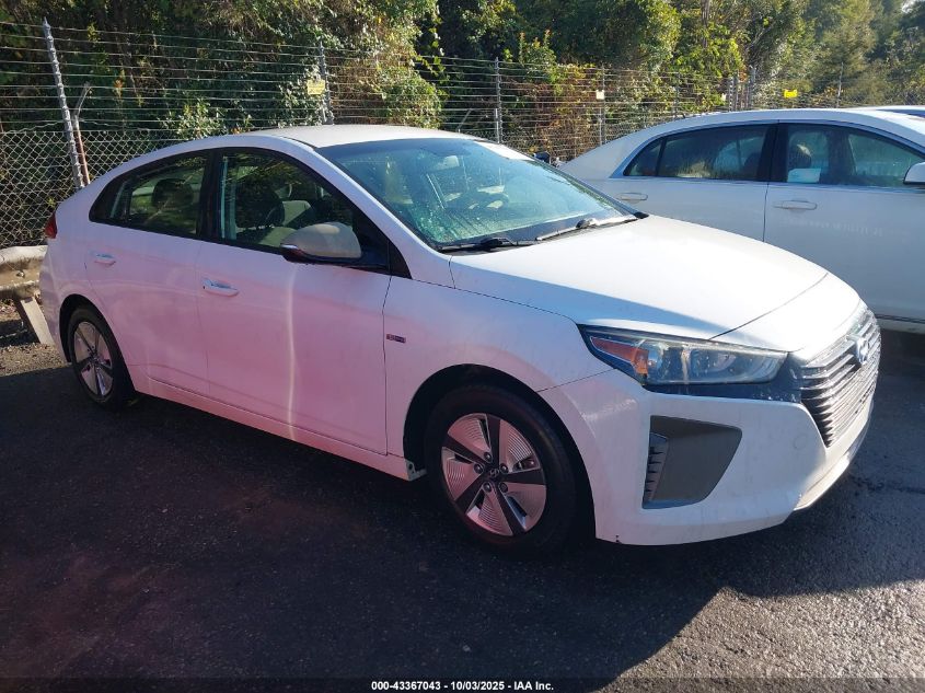 2019 Hyundai Ioniq Hybrid Blue VIN: KMHC65LC4KU120504 Lot: 43367043
