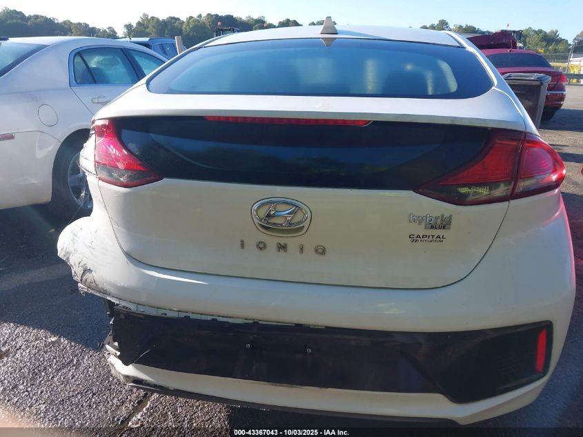 2019 Hyundai Ioniq Hybrid Blue VIN: KMHC65LC4KU120504 Lot: 43367043