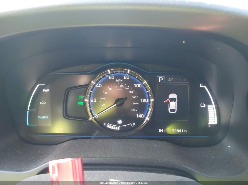 2019 Hyundai Ioniq Hybrid Blue VIN: KMHC65LC4KU120504 Lot: 43367043