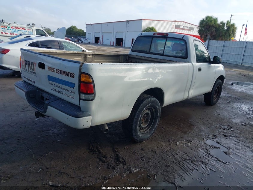 5TBJN32132S279773 2002 TOYOTA TUNDRA photo no. 4
