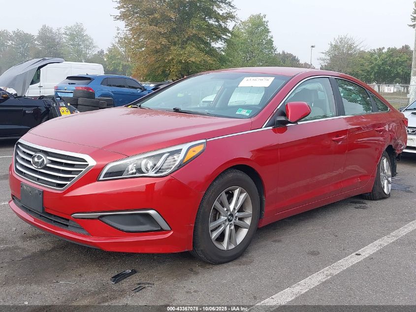 2017 HYUNDAI SONATA SE 5NPE24AF7HH498335