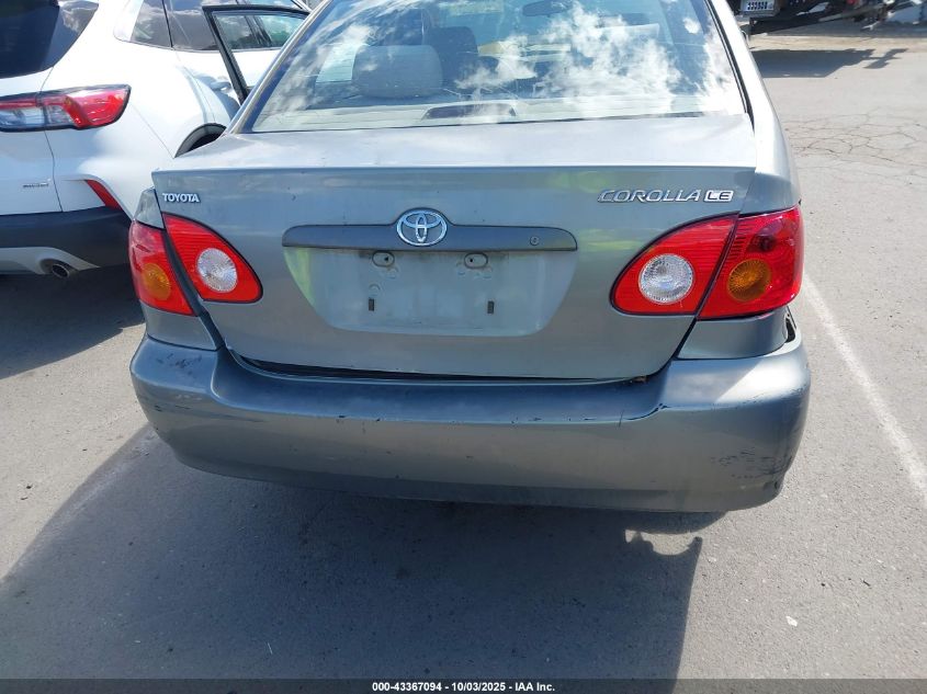 2003 Toyota Corolla Le VIN: JTDBR32E830048276 Lot: 43367094