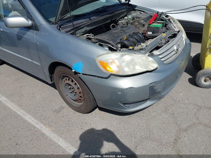 2003 Toyota Corolla Le VIN: JTDBR32E830048276 Lot: 43367094