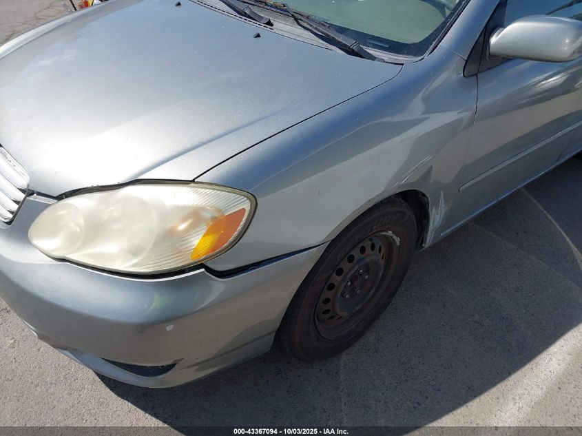 2003 Toyota Corolla Le VIN: JTDBR32E830048276 Lot: 43367094