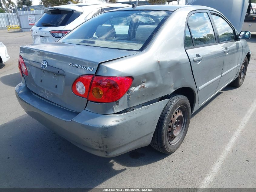 2003 Toyota Corolla Le VIN: JTDBR32E830048276 Lot: 43367094